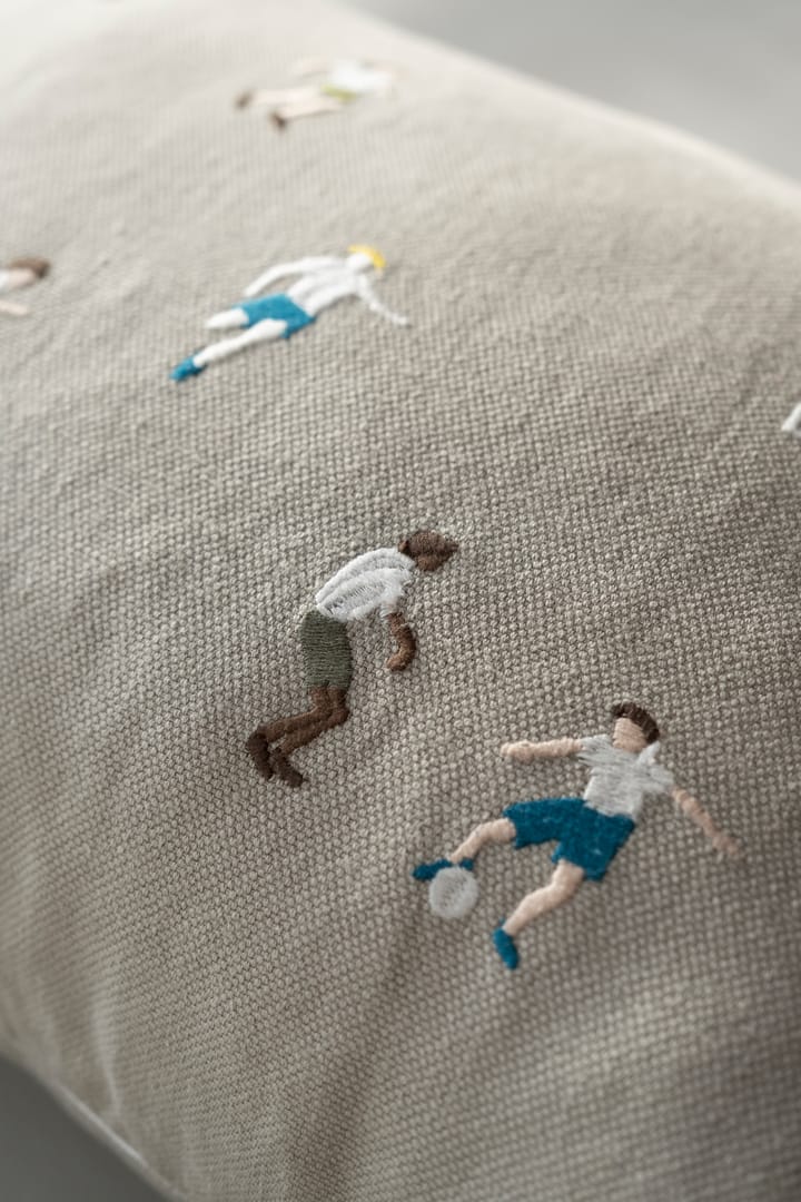 Soccer voetbal kussenhoes 58x38 cm, Mix-natuur Fine Little Day