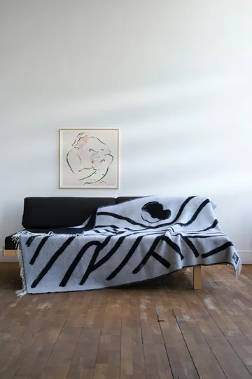 Sofia Lind wollen plaid 130x190 cm - Dovegrey - Fine Little Day