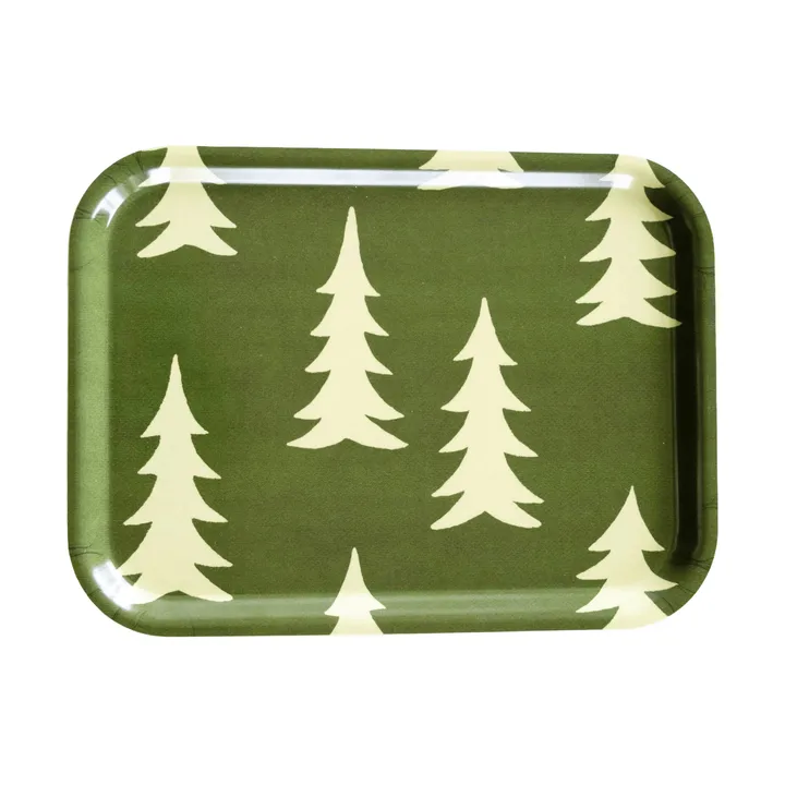 Spar dienblad 20x27 cm - Groen - Fine Little Day