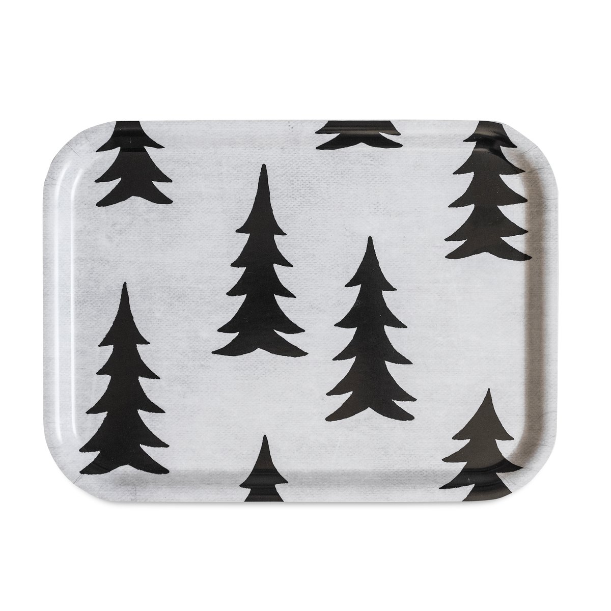 Fine Little Day Spar dienblad 20x27 cm Zwart-wit | Scandinavisch Interieur | Dienbladen | Wit