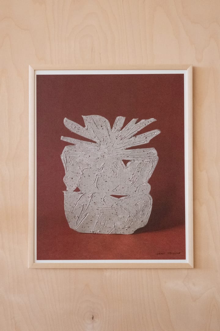 Still Up poster 40x50 cm, Rood-grijs Fine Little Day