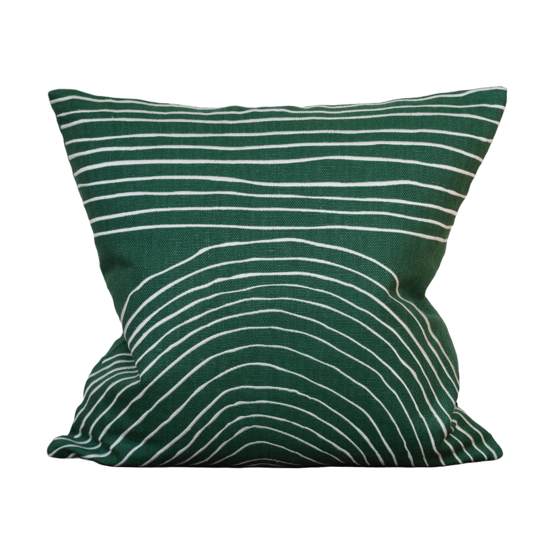 Strå kussensloop 48x48 cm, Green Fine Little Day