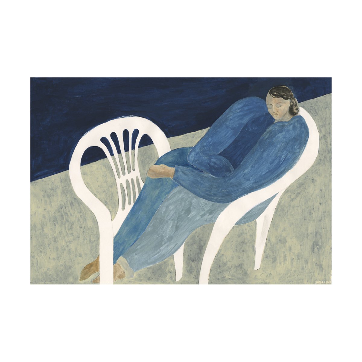 Fine Little Day Summer evening poster 50x70 cm | Scandinavisch Interieur | Posters | Blauw