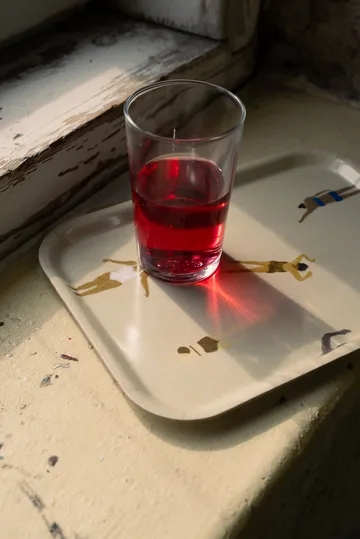 Swimmers dienblad 20x27 cm - Beige - Fine Little Day