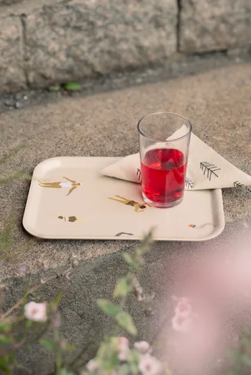 Swimmers dienblad 20x27 cm - Beige - Fine Little Day