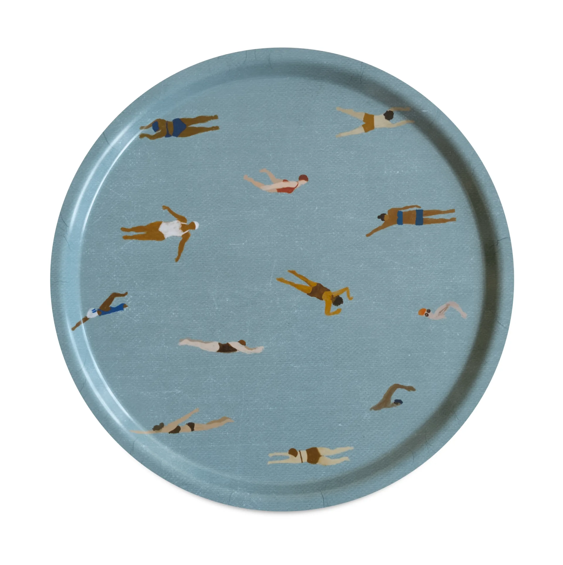 Swimmers dienblad Ø38 cm, Beige Fine Little Day
