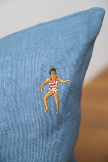Swimmers kussenhoes 45x45 cm - Blue - Fine Little Day