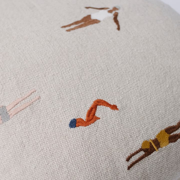 Swimmers kussenhoes 48x48 cm, Beige Fine Little Day