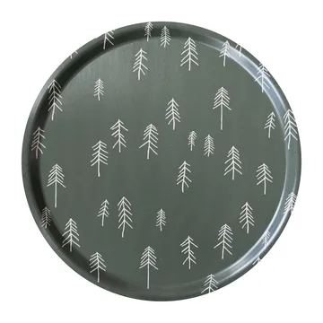 Tall dienblad Ø38 cm - Groen-nude - Fine Little Day