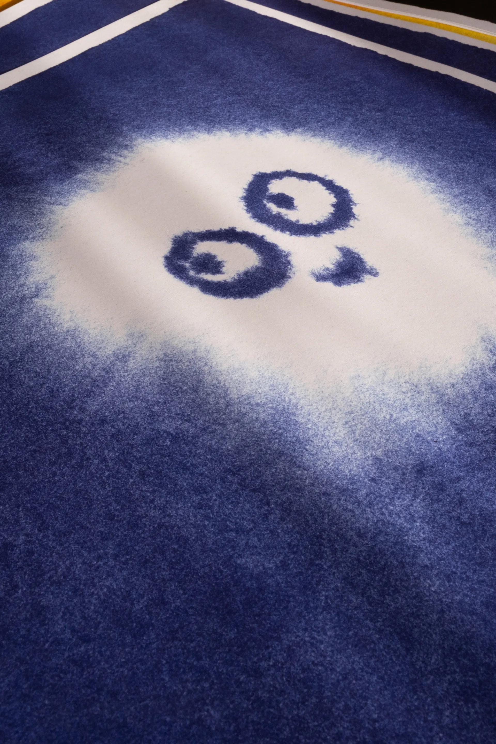 Tufs poster 50x50 cm, Blauw-wit Fine Little Day