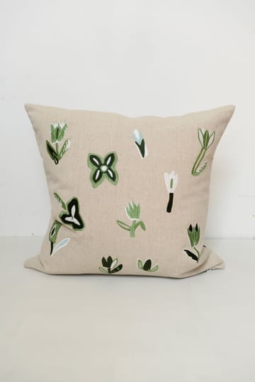 Tulip kussenhoes 48x48 cm - Nature-green - Fine Little Day