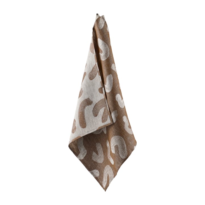 Udon keukenhanddoek 58x58 cm, Bruin Fine Little Day