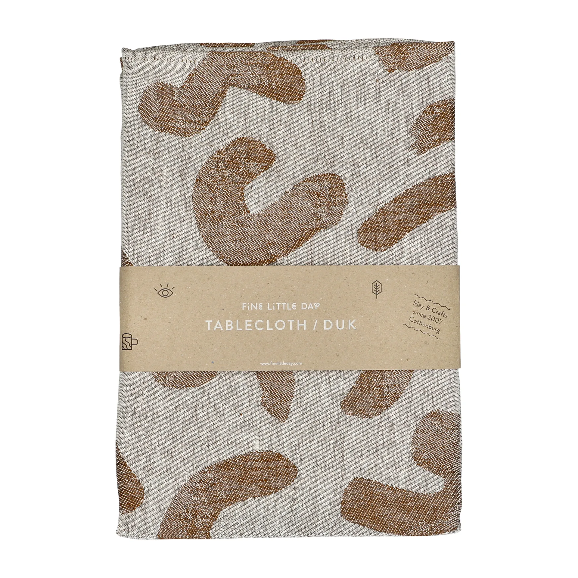 Udon tafelkleed 147x250 cm, Bruin Fine Little Day
