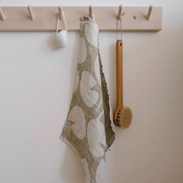 Water lilies linnen handdoek 43x43 cm - Olive - Fine Little Day