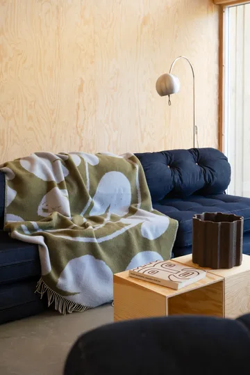 Water lilies plaid 130x220 cm - Blue-green - Fine Little Day