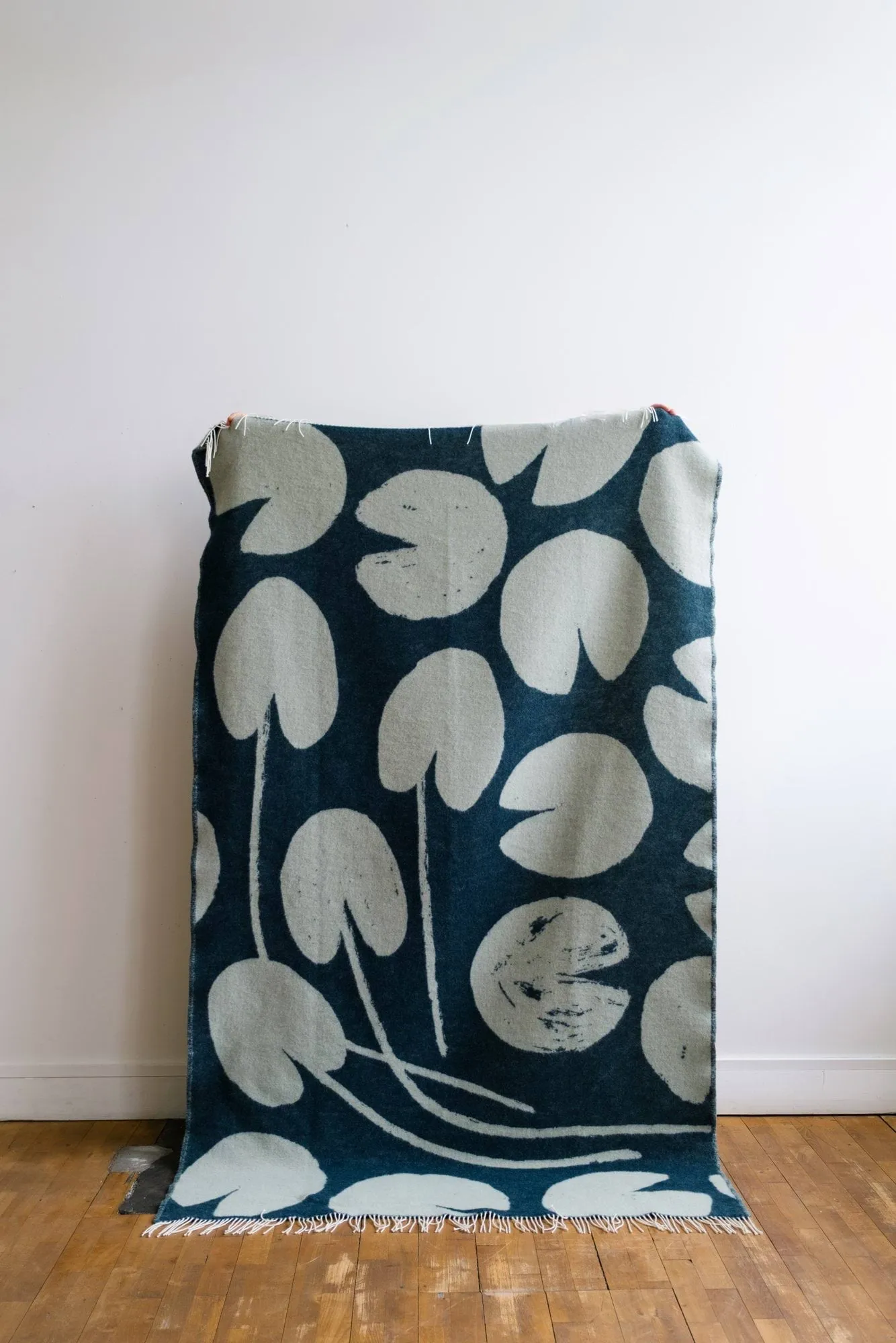 Water lilies plaid 130x220 cm, Groen Fine Little Day