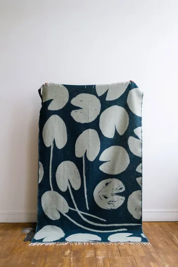 Water lilies plaid 130x220 cm - Groen - Fine Little Day