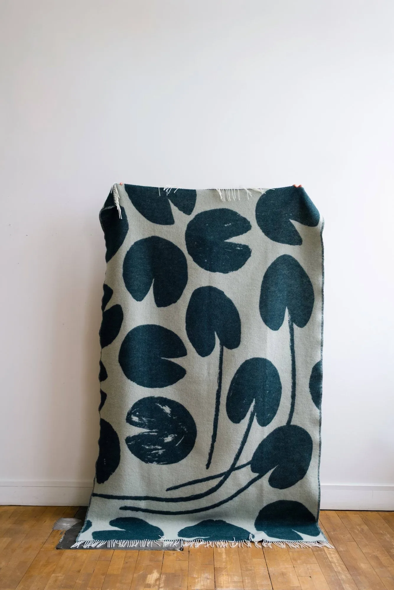 Water lilies plaid 130x220 cm, Groen Fine Little Day