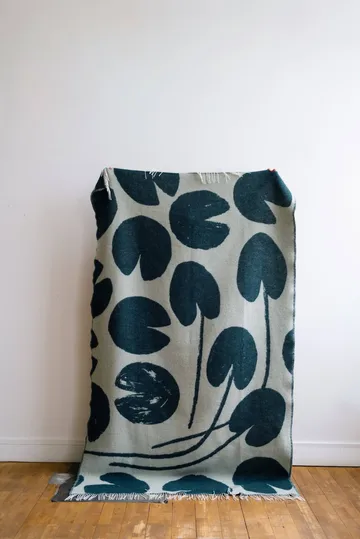 Water lilies plaid 130x220 cm - Groen - Fine Little Day