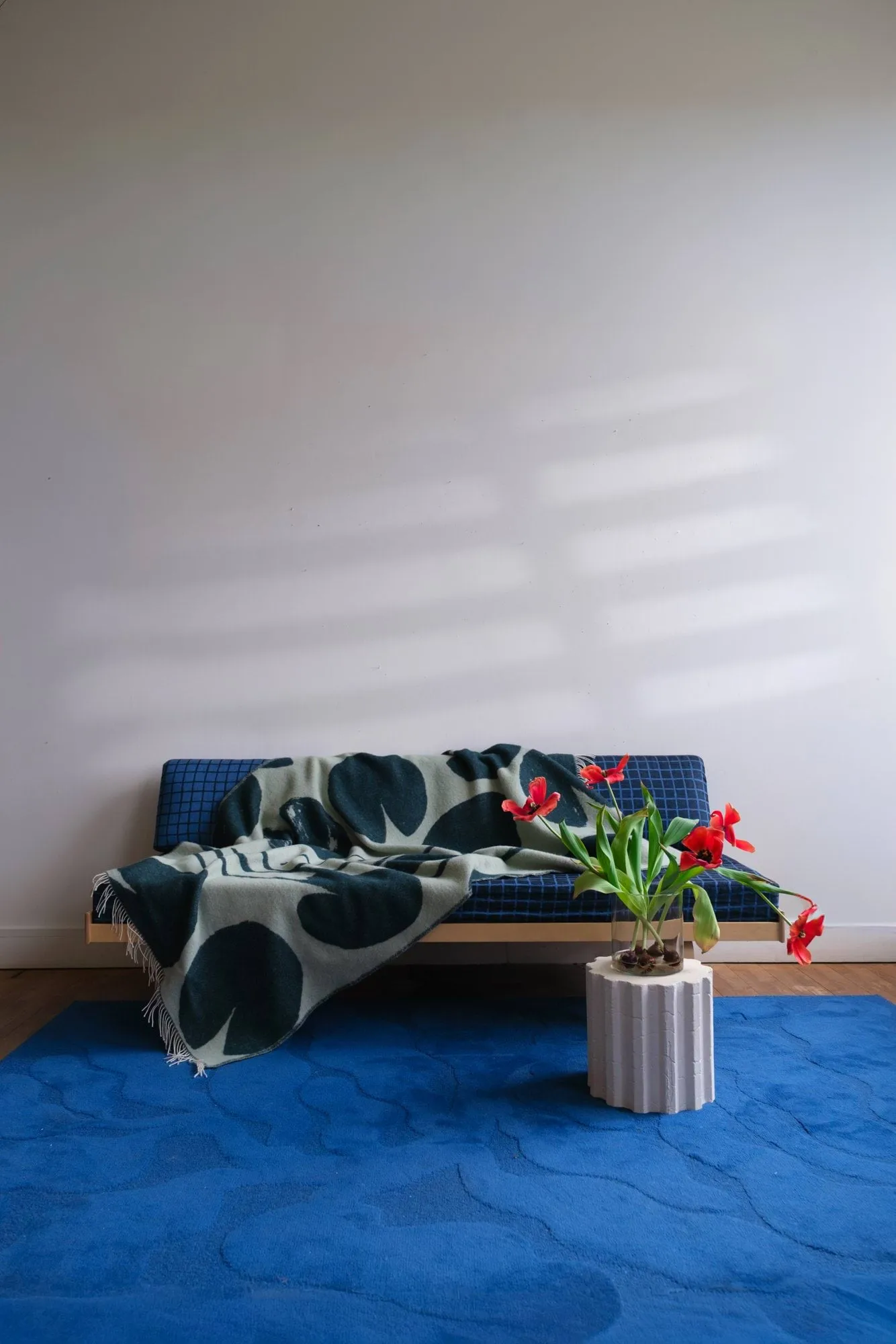 Water lilies plaid 130x220 cm, Groen Fine Little Day