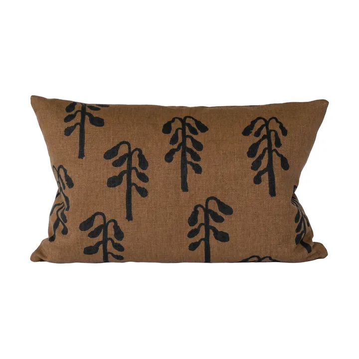 Weeping birch kussensloop - Brown, 38x58 cm - Fine Little Day