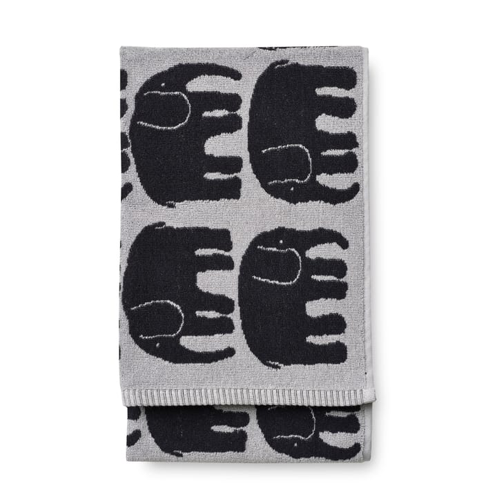 Elefantti badhanddoek - Zwart - Grijs - Finlayson