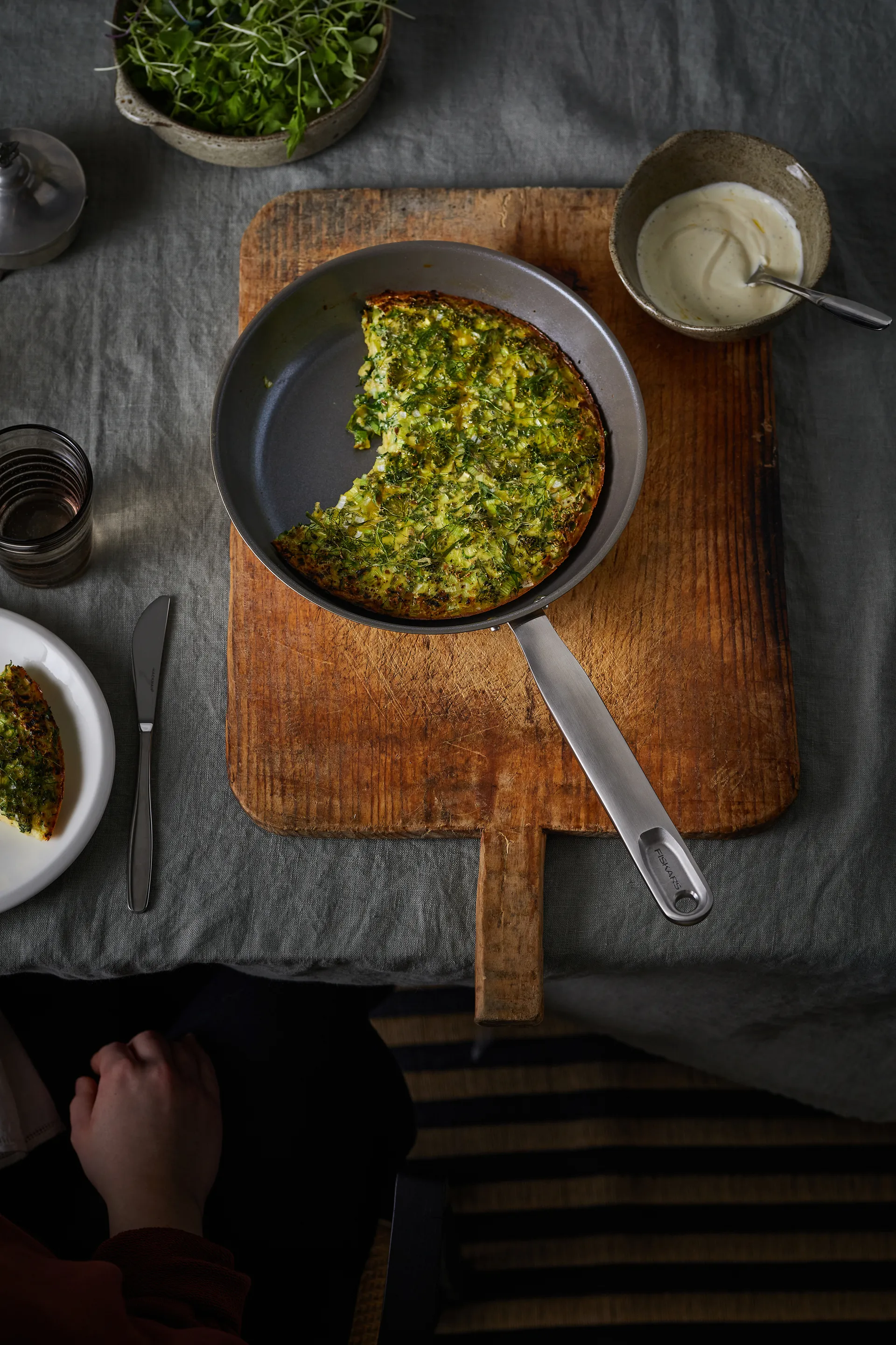 All Steel koekenpan, Ø24 cm Fiskars