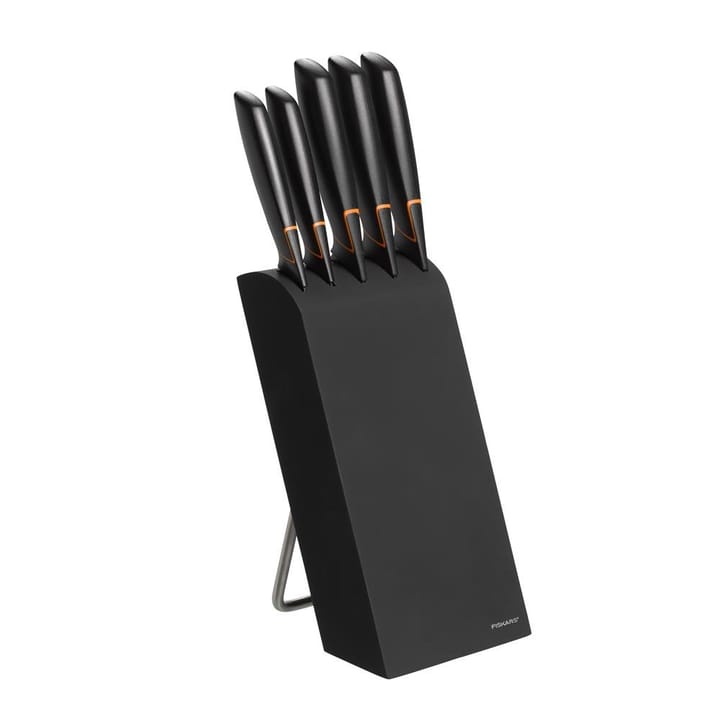 Edge messenblok met 5 messen - zwart - Fiskars