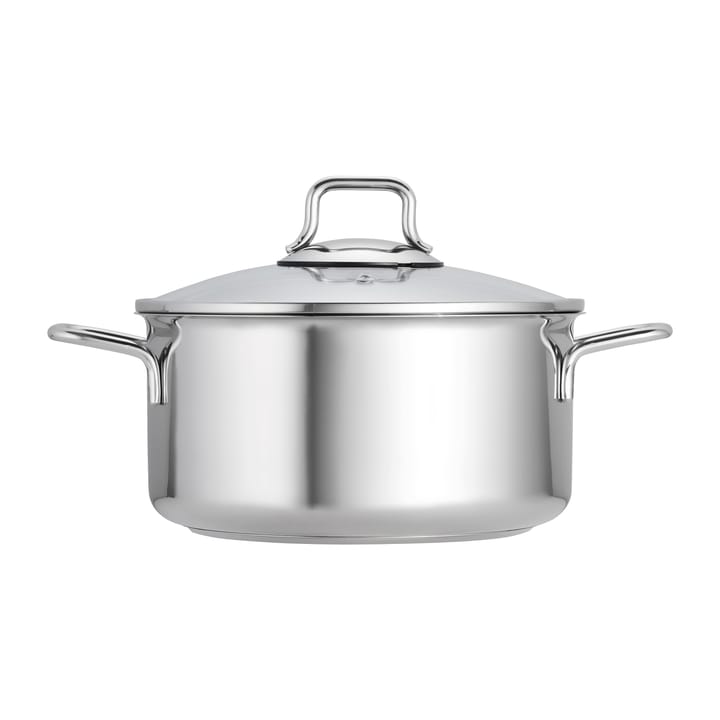 Fiskars braad- & steelpannenset met glazen deksels 3-delig, Roestvrij staal Fiskars