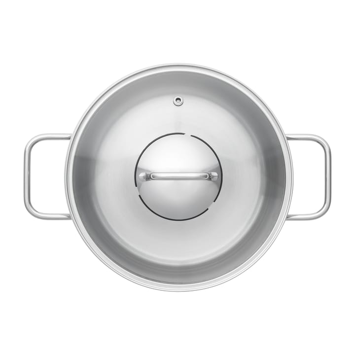 Fiskars braad- & steelpannenset met glazen deksels 3-delig, Roestvrij staal Fiskars
