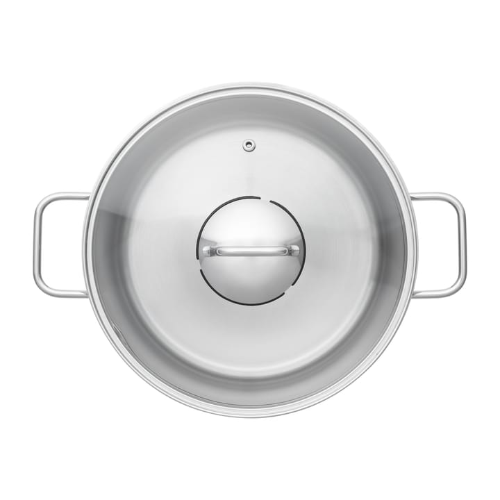 Fiskars braad- & steelpannenset met glazen deksels 3-delig, Roestvrij staal Fiskars