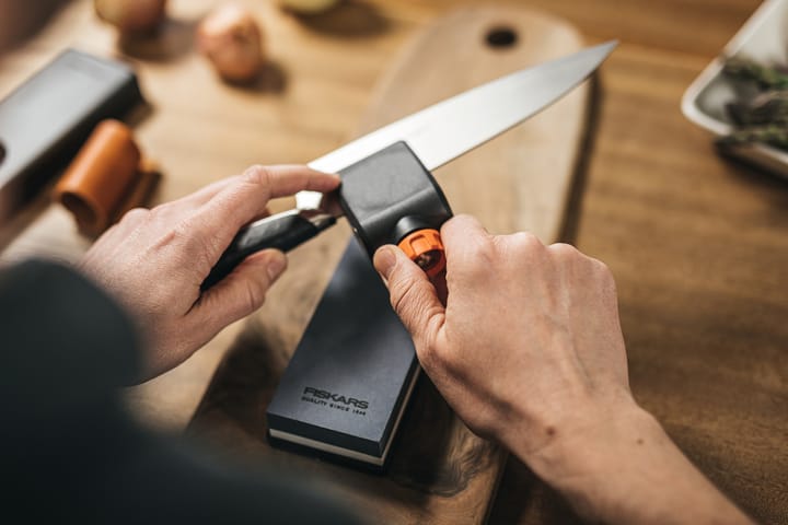 Fiskars slijpsteenset, Zwart-oranje Fiskars