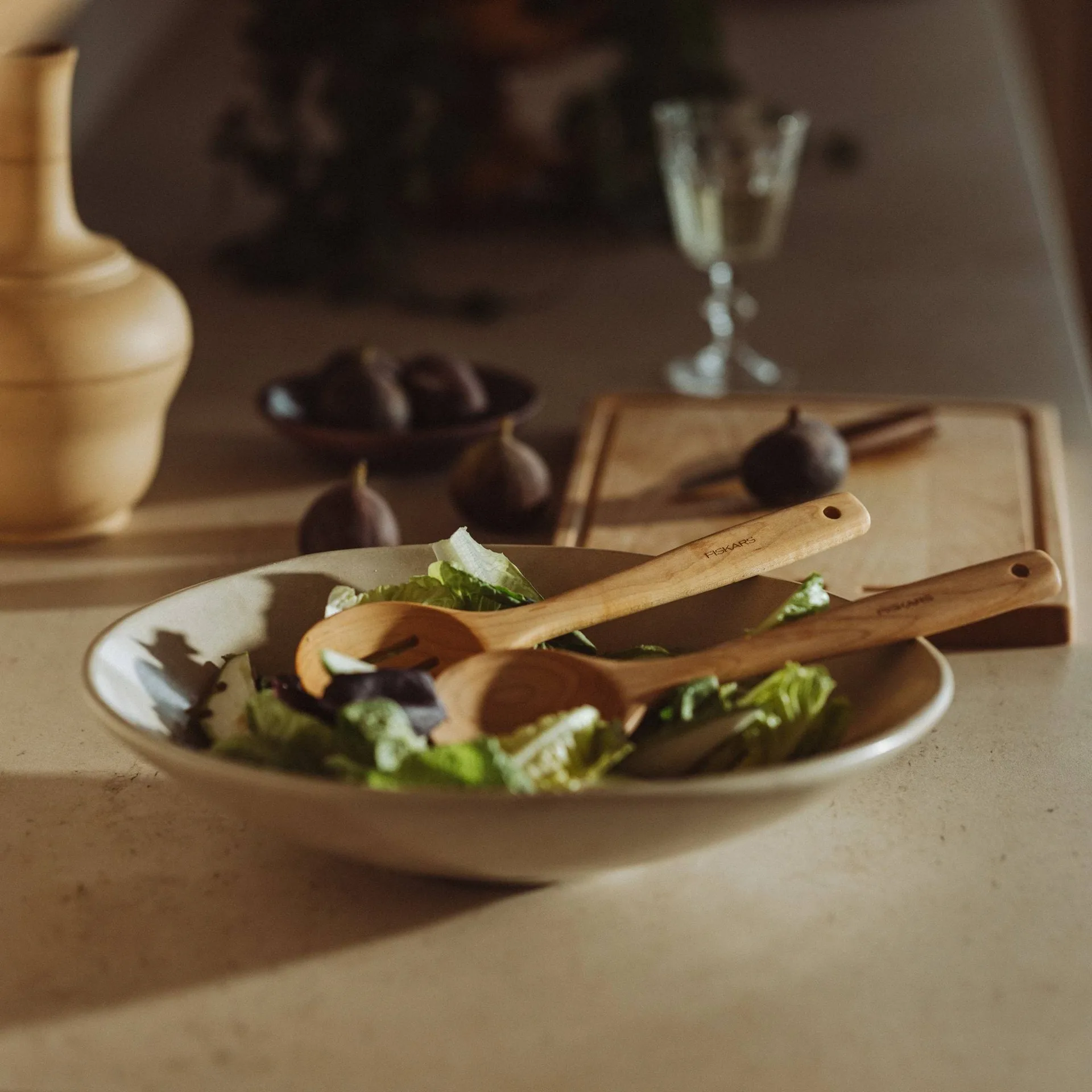 Folken lepel, Met groeven Fiskars