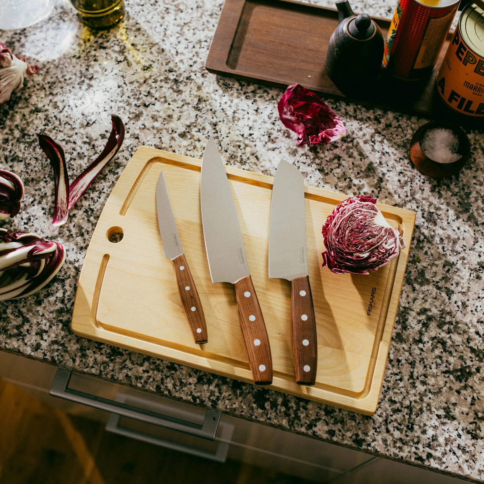 Folken messenset, 3-delig Fiskars