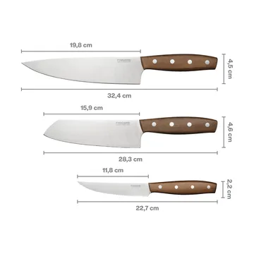 Folken messenset - 3-delig - Fiskars