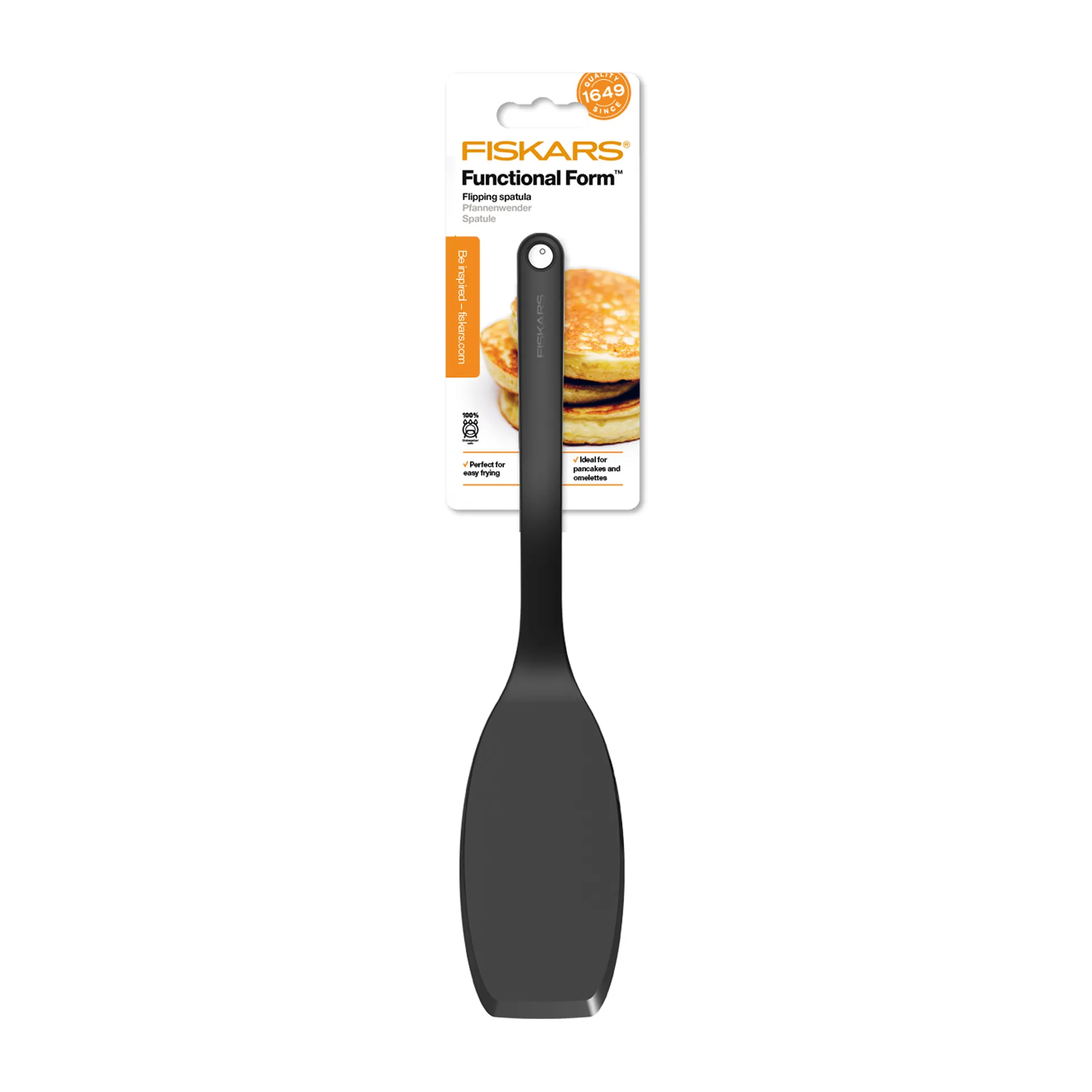Functional Form bakspatel 28 cm, Zwart Fiskars