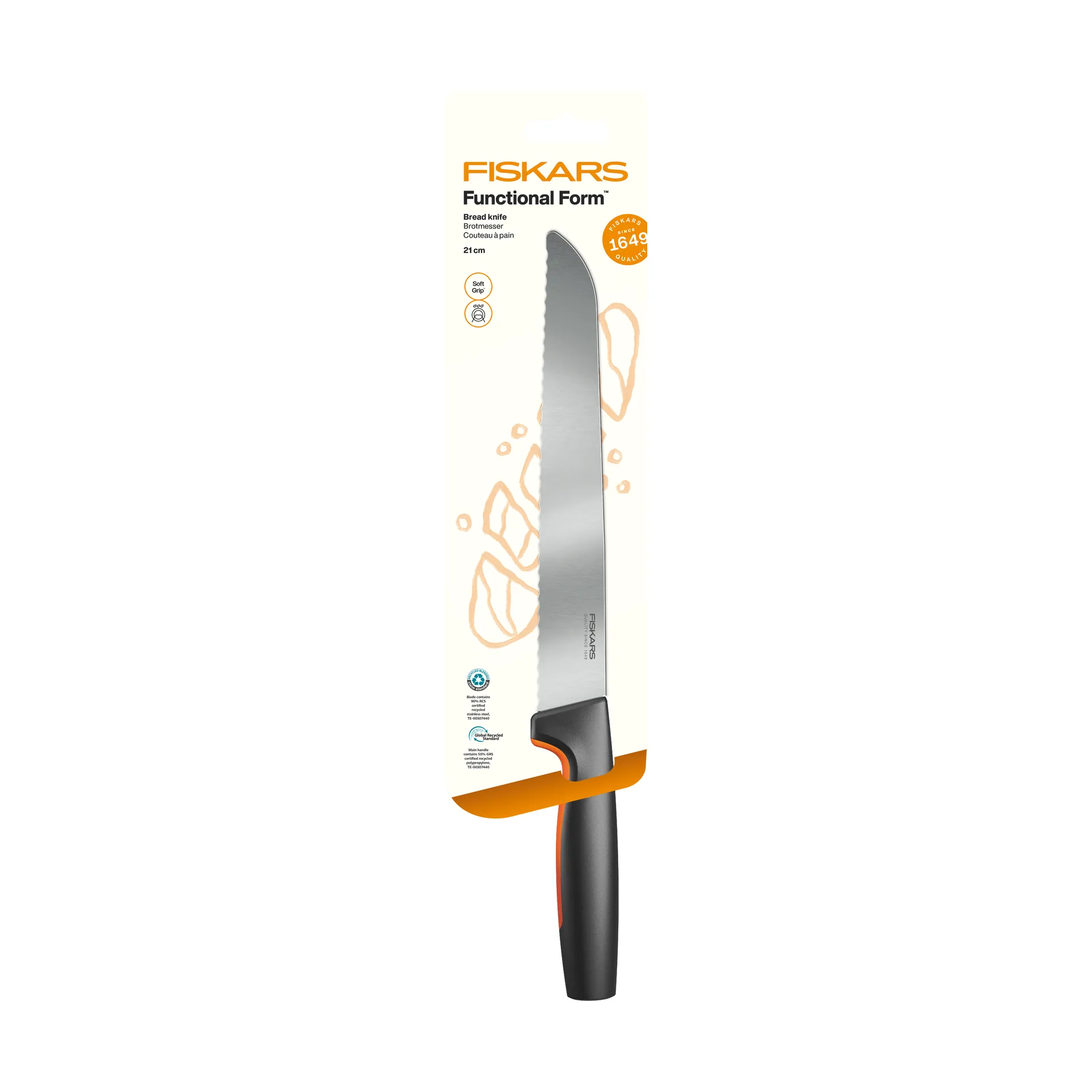 Functional Form broodmes, Roestvrij staal Fiskars