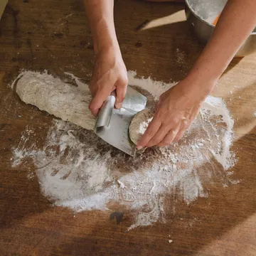 Functional Form deegschraper - Metaal-siliconen, 2 delen - Fiskars