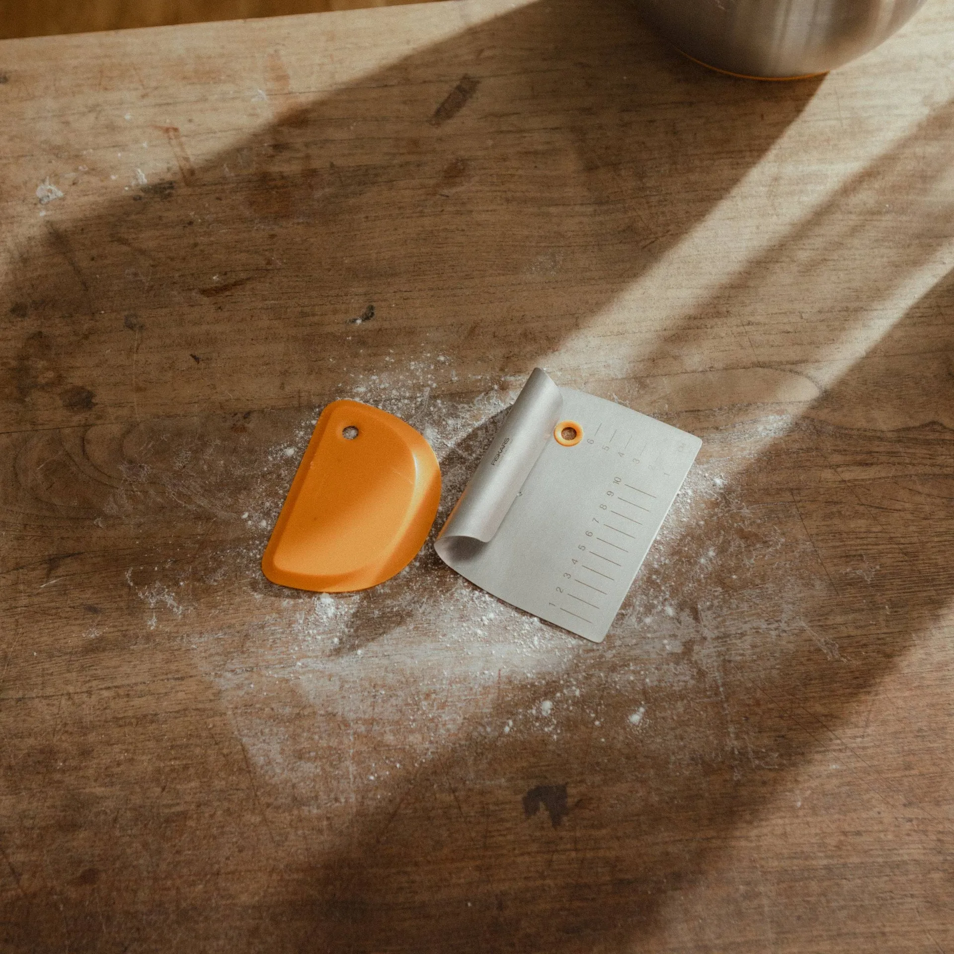 Functional Form deegschraper, Metaal-siliconen, 2 delen Fiskars