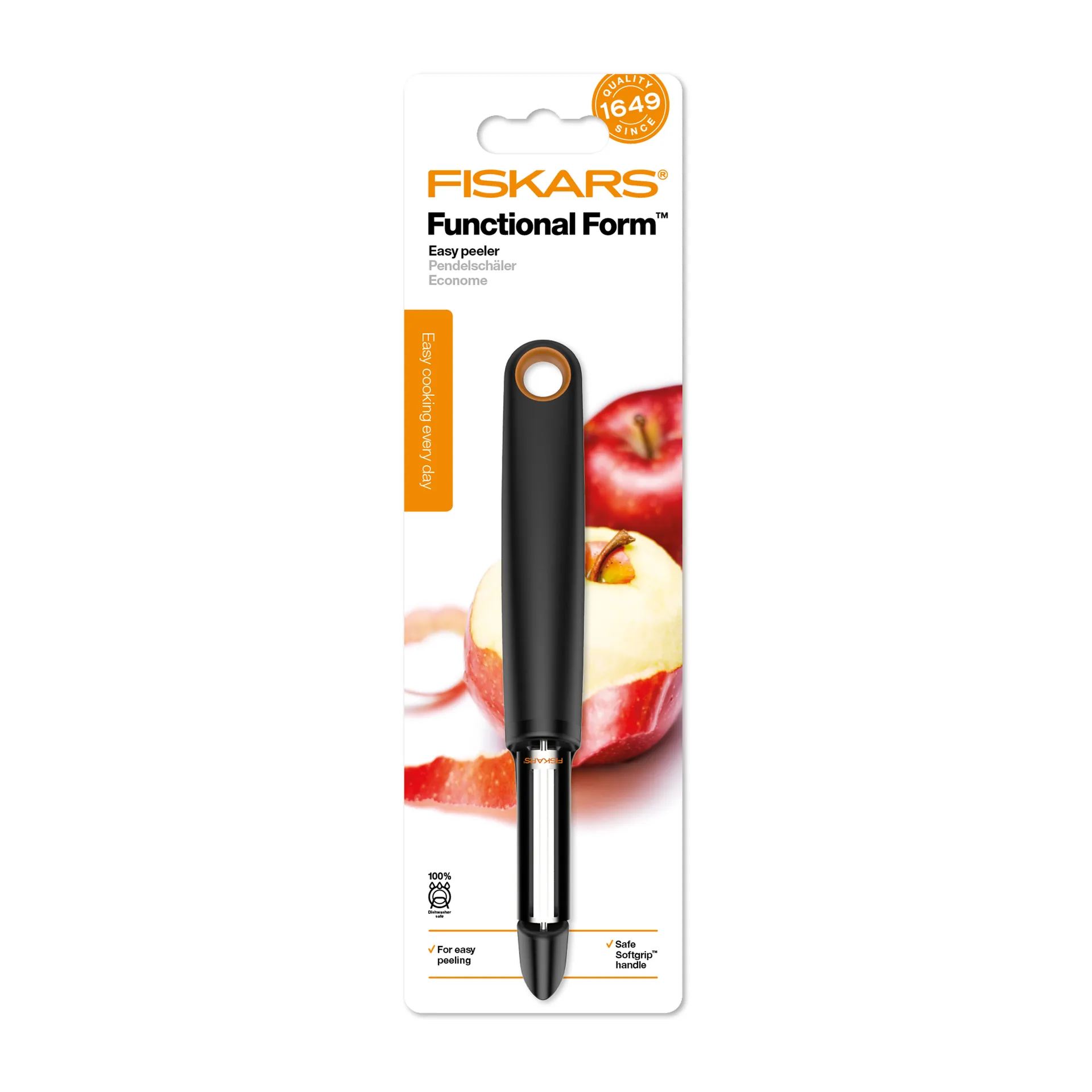 Functional Form dunschiller bewegend blad, Zwart Fiskars