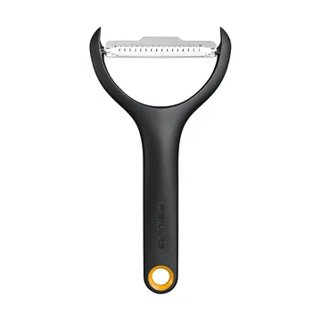 Functional Form dunschiller - Zwart, julienneschiller, Y-vormig - Fiskars