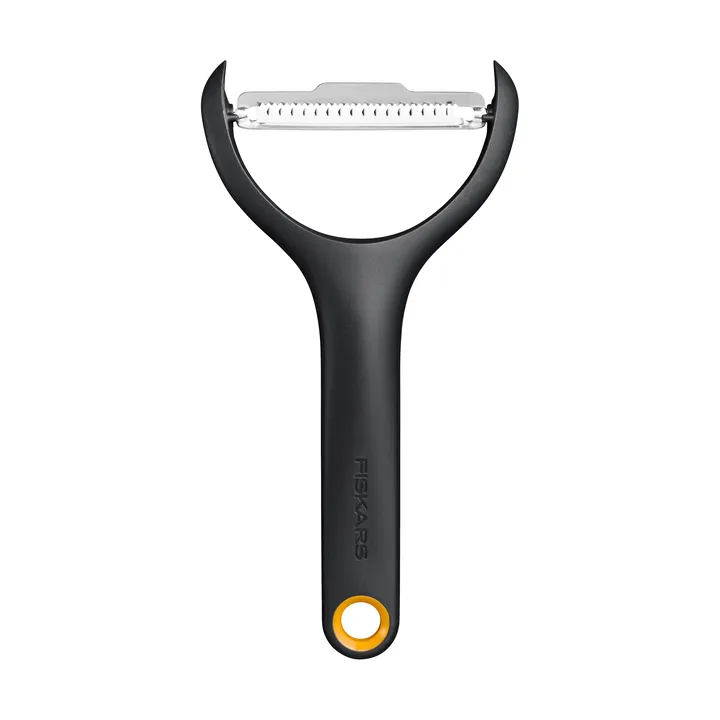 Functional Form dunschiller - Zwart, julienneschiller, Y-vormig - Fiskars