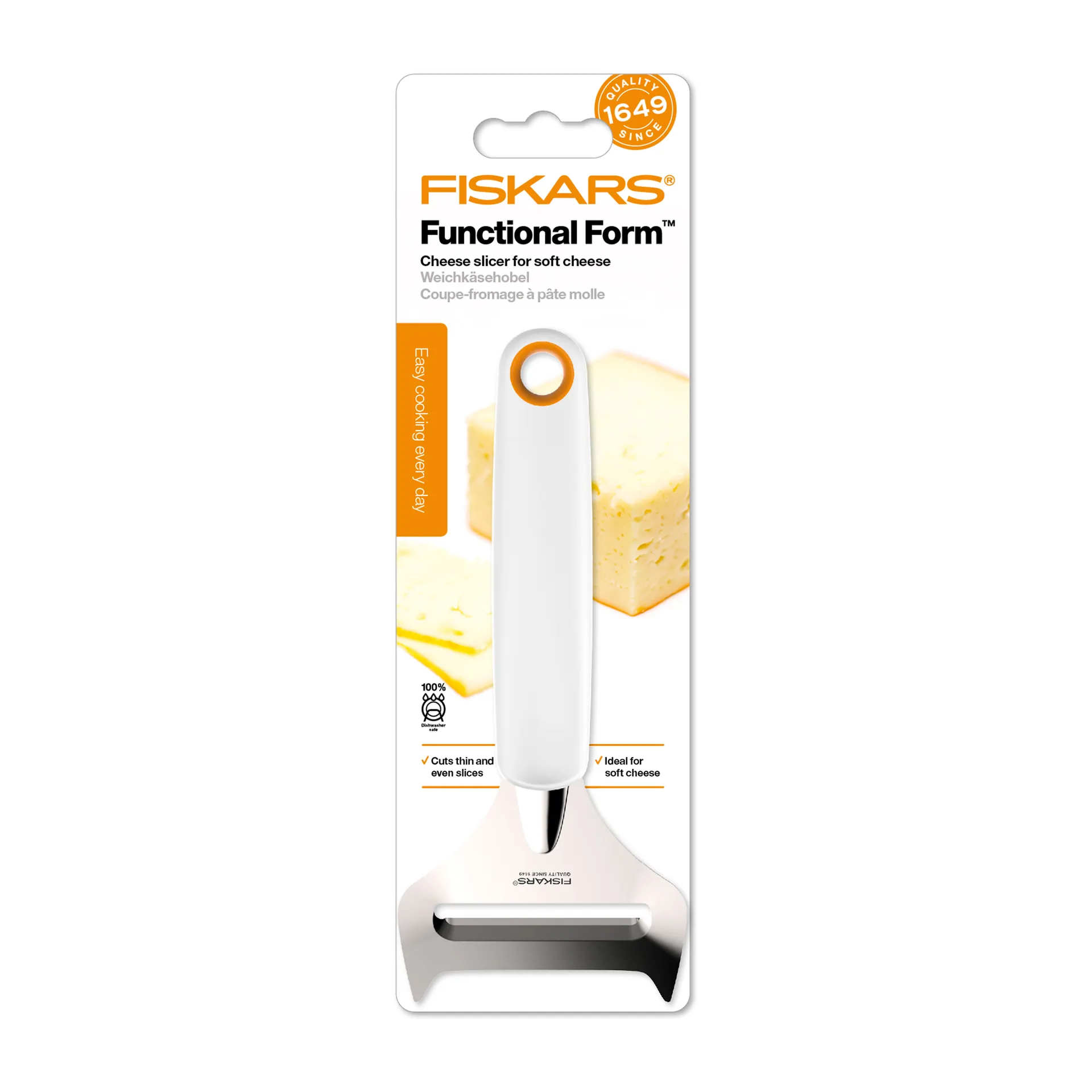 Functional Form kaasschaaf zachte kaas, Wit Fiskars