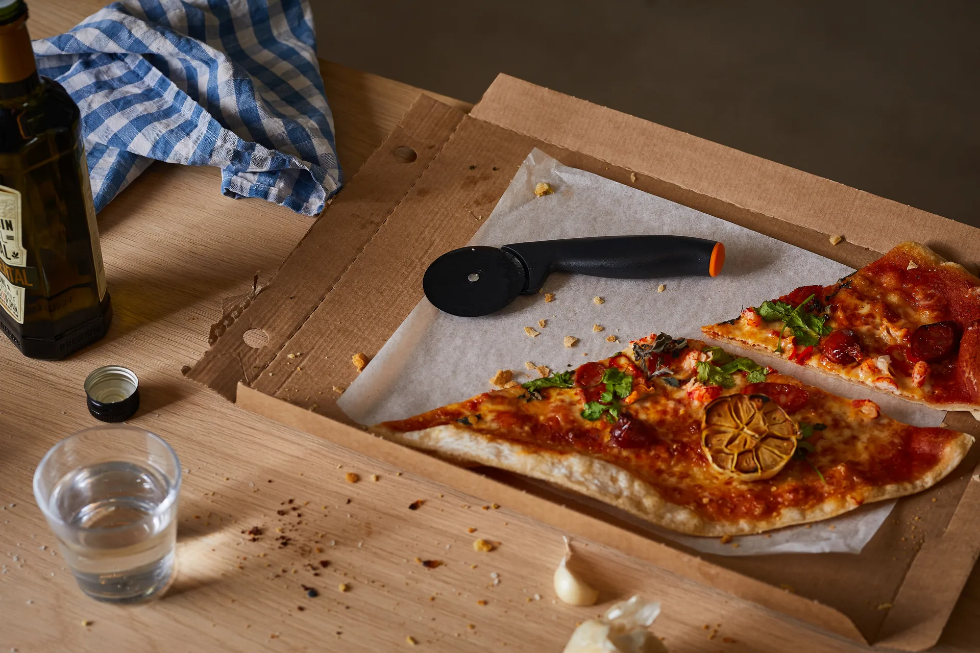 Functional Form pizzasnijder, Zwart Fiskars