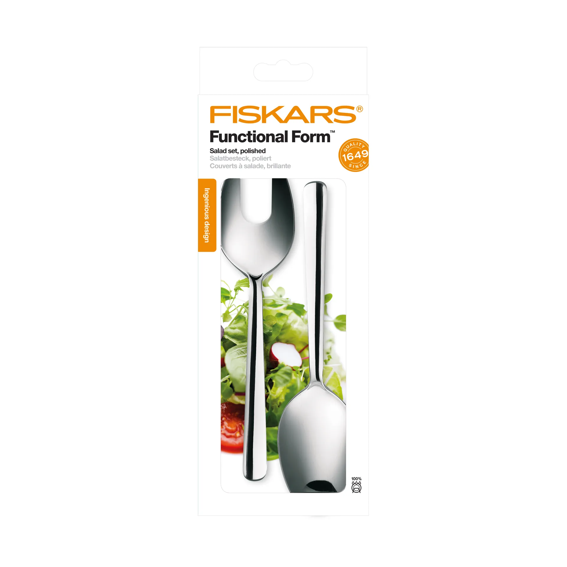 Functional Form saladebestek 2-delig, Glanzend Fiskars