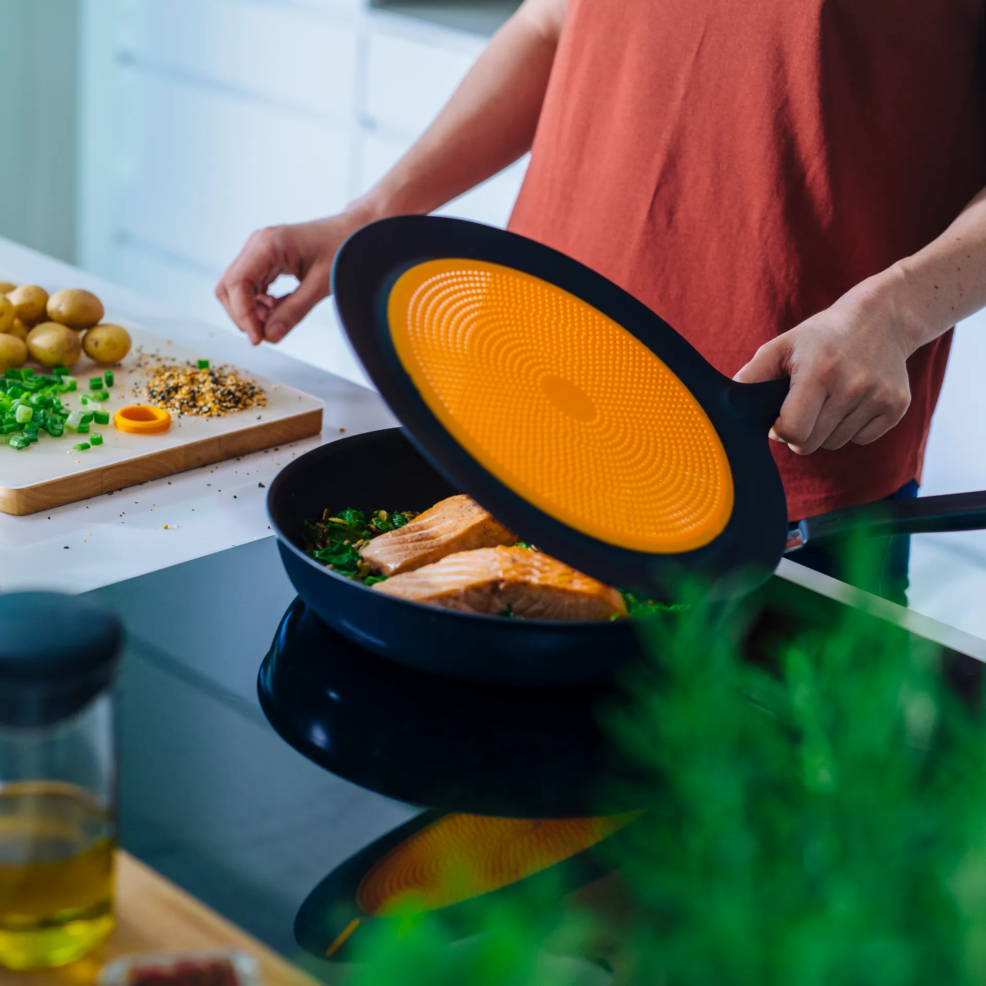 Functional Form siliconen spatbescherming, Zwart Fiskars