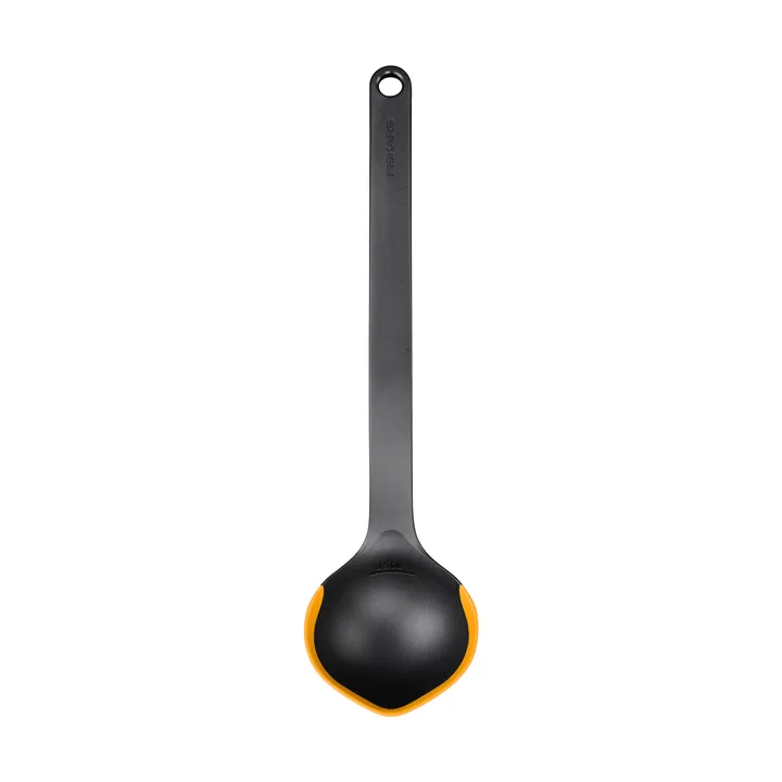 Functional Form soeplepel - Zwart-oranje, 36,2 cm - Fiskars