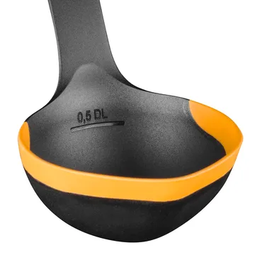 Functional Form soeplepel - Zwart-oranje, 36,2 cm - Fiskars