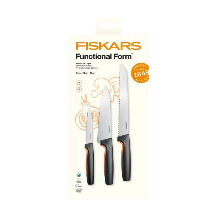 Functional Form startset - Roestvrij staal, 3 delen - Fiskars