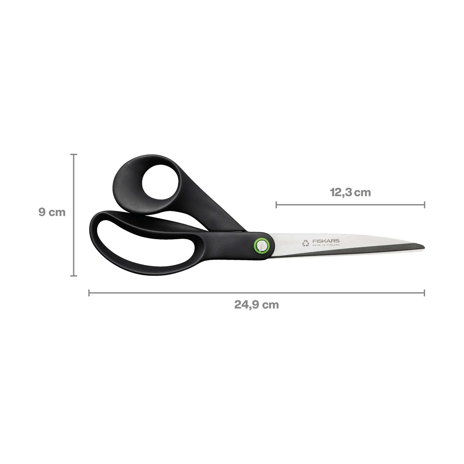 Functional Form universele schaar 25 cm, Zwart Fiskars